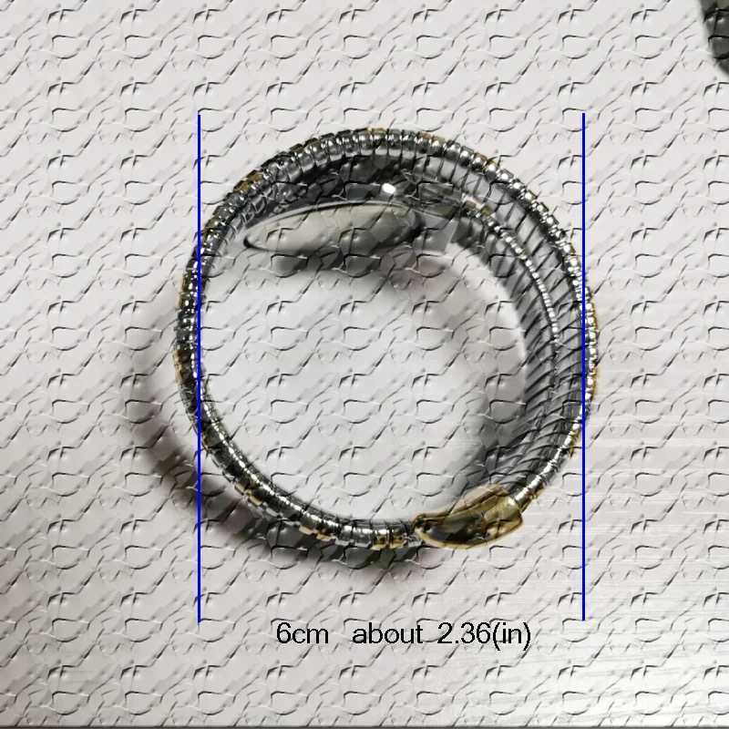 Classic Snake Shape Watch For Wen Gold Silver Scale Bracelet Wens Watches Bling Diamonds Quartz Ladies Wristwatch X250203