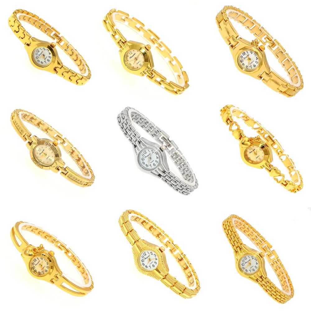 Cute Wen Bracelet Watch Women Golden Small Dial Quartz Watch Hot Popar Wristwatch Hour Five Ladies Elegant Watches Mini X250203