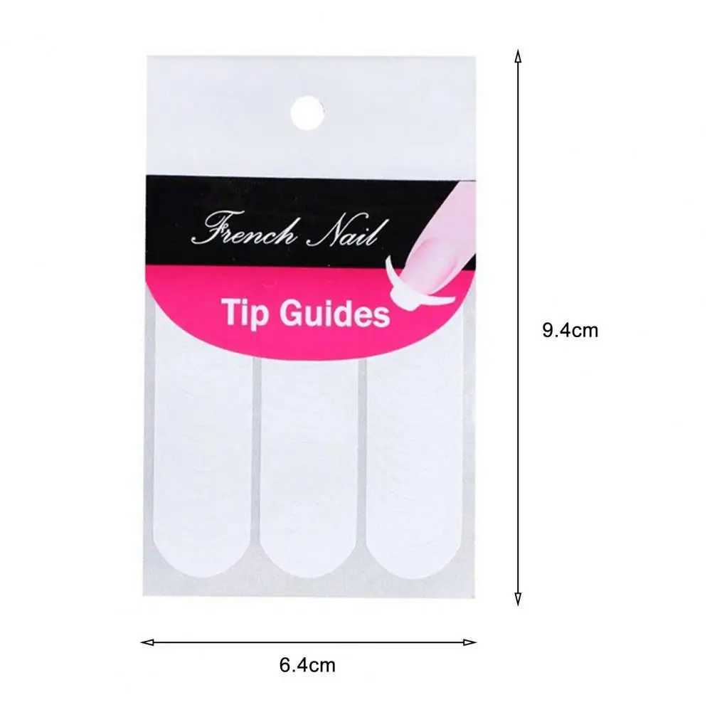 240pcs Nails Sticker Stencil Tips Guide French Manicure Strip Nail Art Decals Form Fringe DIY Sencil 3D Styling Beauty ToolsXJ250120