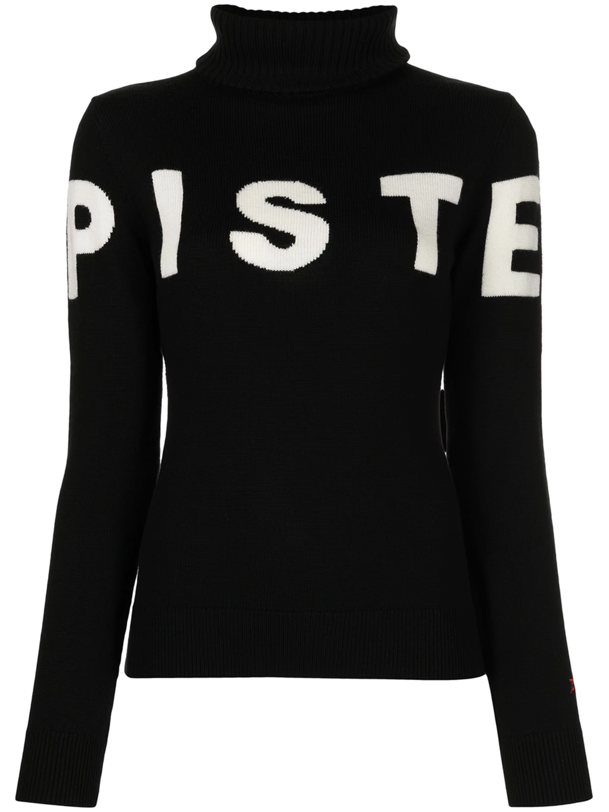 New Autumn And Winter Fashion Minimalist Letter Casual Slim Fit Design With A Semi High Neck Knit Sweater