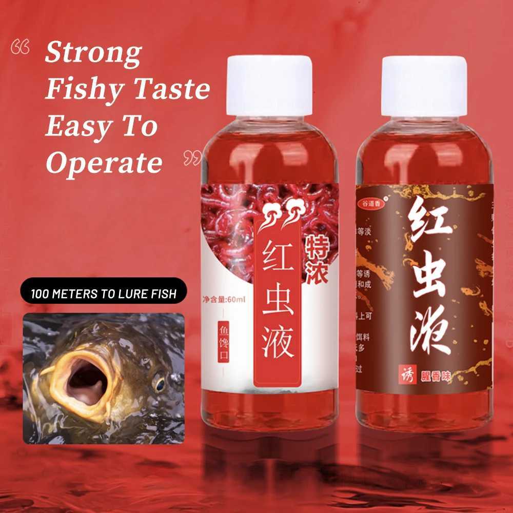 Liquid Blood Worm Scent Fish Attractant Concentrated Red Worm Liquid Fish Bait Additive Perch Catfish Fishing AccessoriesXJ250122