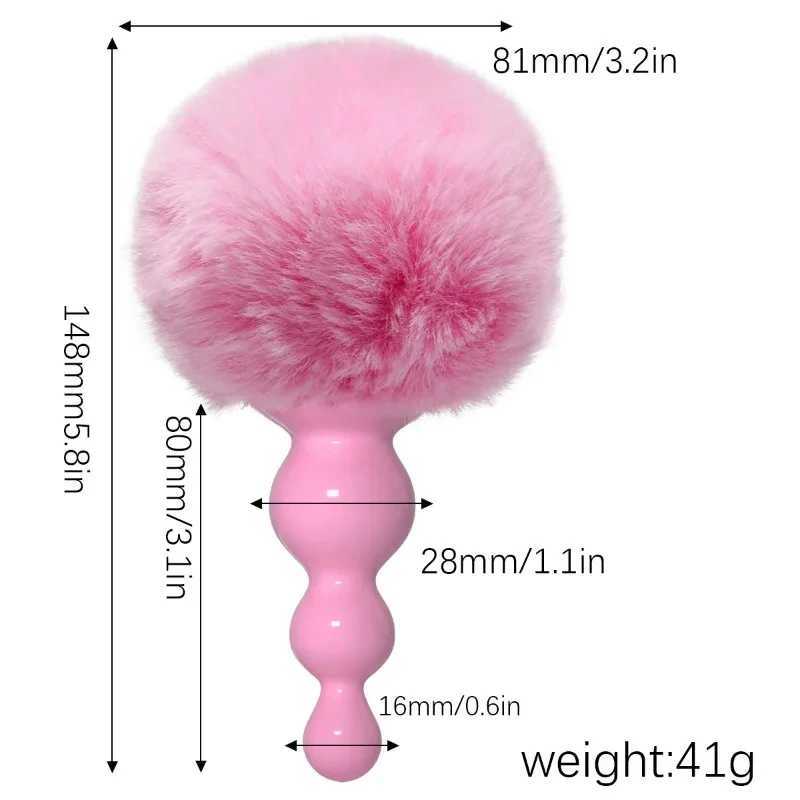 Sexy Fox Anal Plug Tail Silicone Anal Toys For Women Men Butt Plug Small Tail Cat Rabbit Anal Plug Cosplay Sex Toys For AdultXJ250121