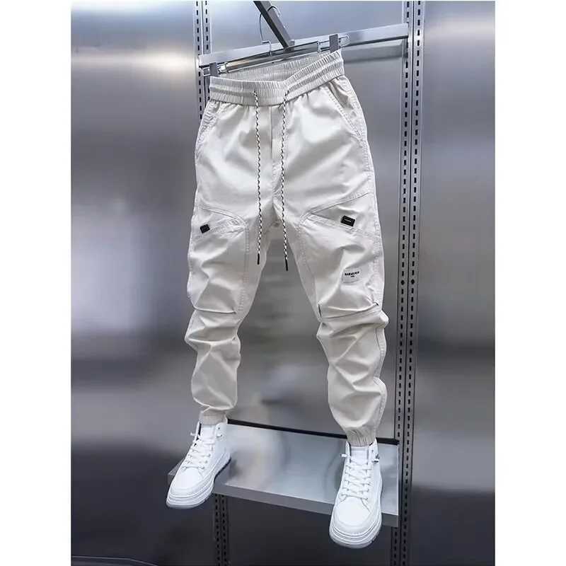 Trendy Versatile Mens Harem Trousers Loose-Fit Autumn Casual Pants New Style Cargo Pants Fashionable Footwear W250118