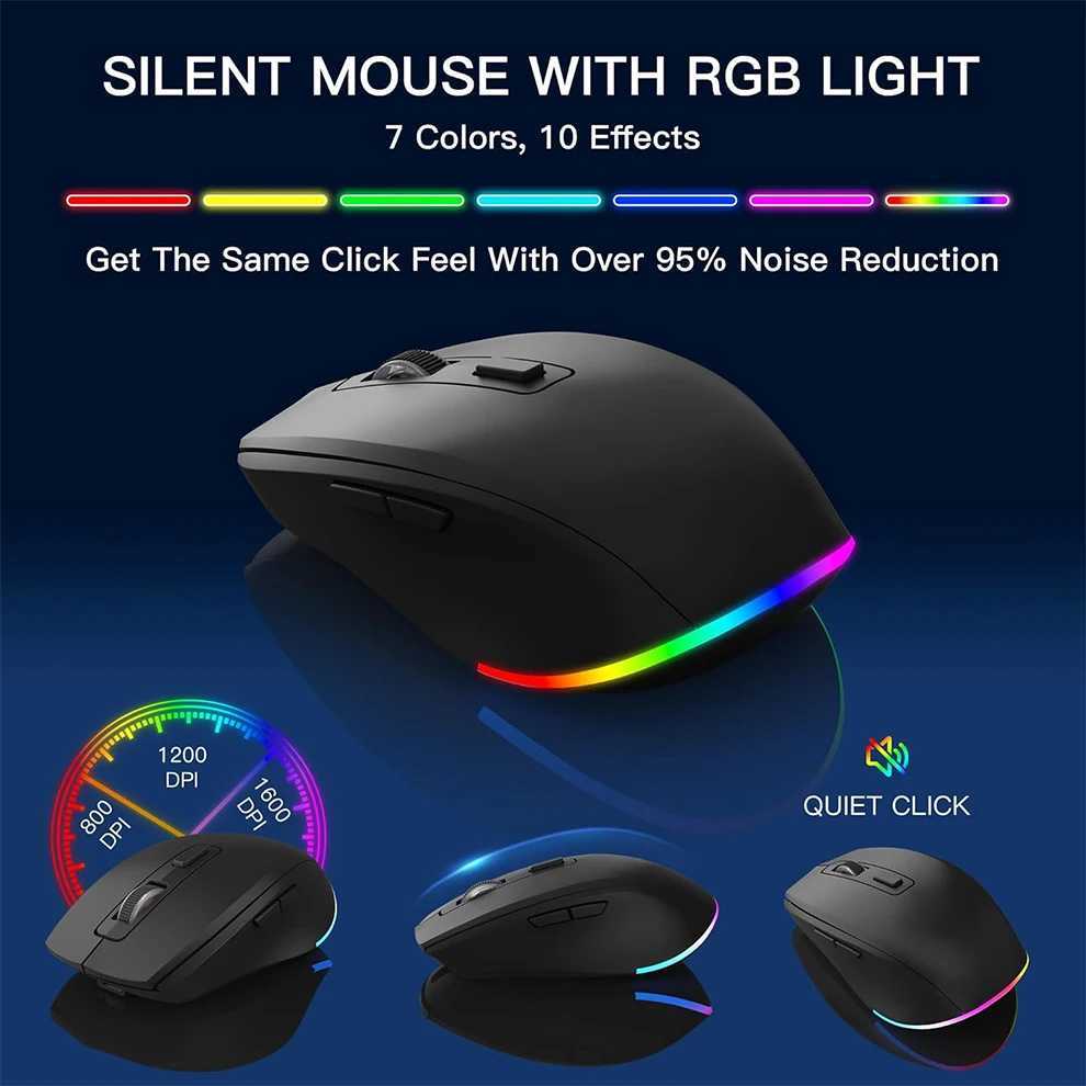 Wireless Keyboard and Mouse Combo with Backlit Full Size Ergonomic Keyboard with Phone Tablet Holder 2.4G Mouse for PC Laptop X250203
