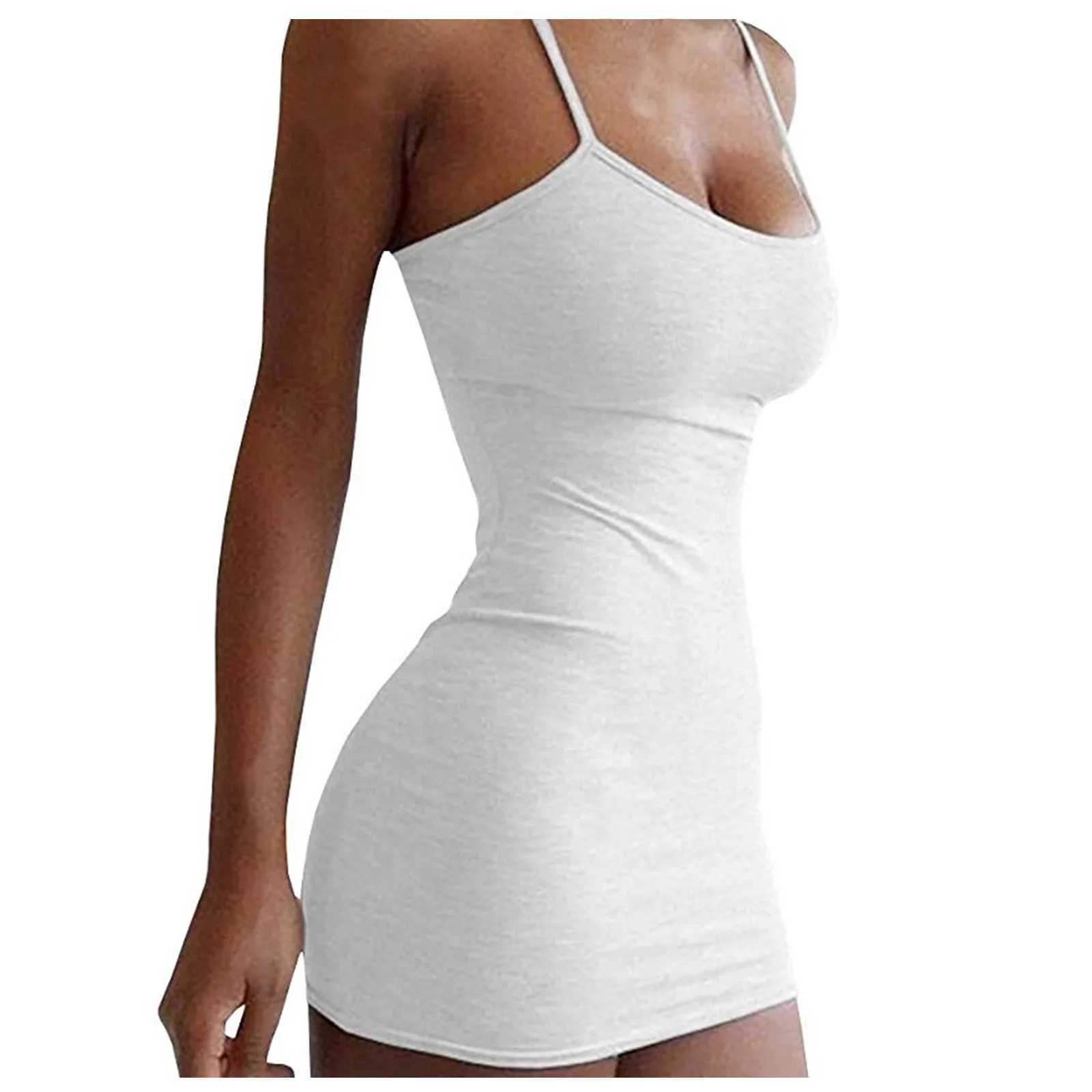 Hot Dress Sexy Ladies Tight Fitting Camisole Dress For Women Summer Camisole Mini Short Skirt Sexy Pajamas WomenS Clothing GirlXJ250115