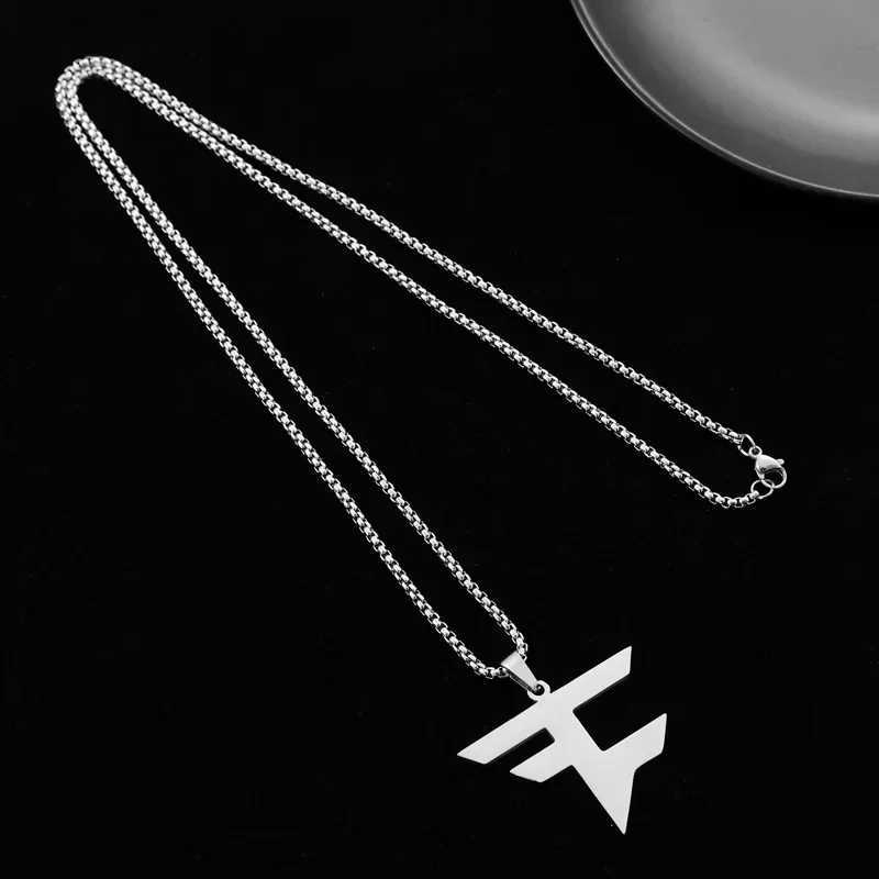FAZE Necklace Csgo Rain God Rainropztwistizz Same Style Titanium Steel Necklace Jewelry Autumn and Winter Handsome Sweater ChainXJ250121