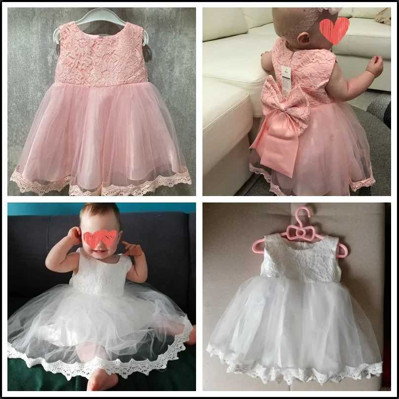 Baby Girl 1st Birthday Dress Baptism Gown - Christening Clothes for Infants X250203