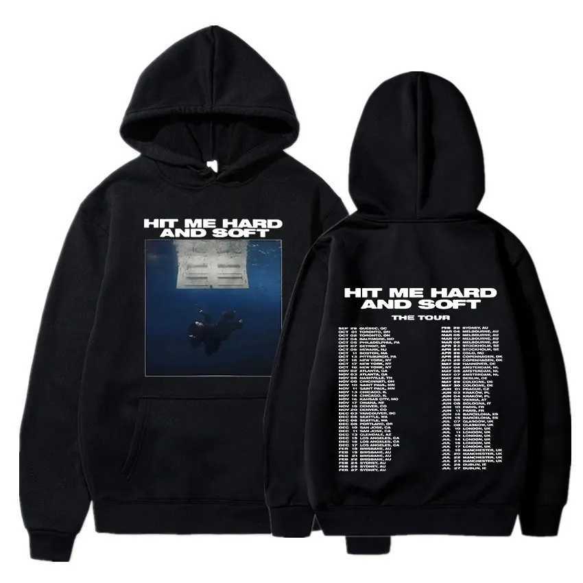 Hit Me 2024 Hip Hop Hard And Soft Tour Hoodies Autumn Winter Men Women Long Sleeve Sweatshirts Harajuku Comfortable PulloversXJ2500118