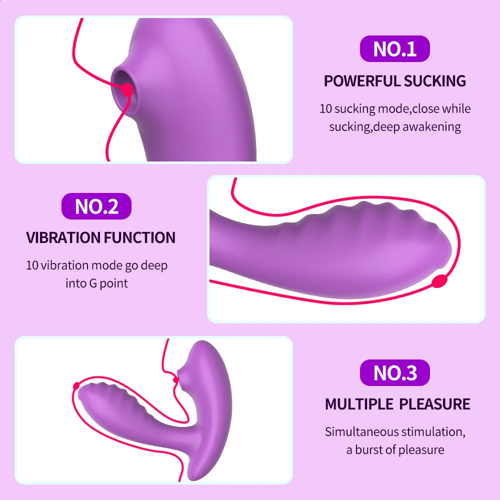 Wireless Remote Control Invisible Wearable Sucking Vibrator For Women G Spot Clit Sucker Clitoris Stimulator Dildo Sex Toy 250114