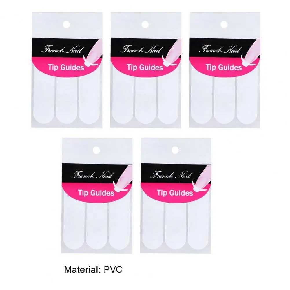 240pcs Nails Sticker Stencil Tips Guide French Manicure Strip Nail Art Decals Form Fringe DIY Sencil 3D Styling Beauty ToolsXJ250120