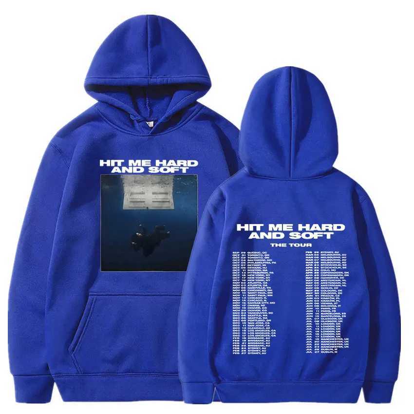 Hit Me 2024 Hip Hop Hard And Soft Tour Hoodies Autumn Winter Men Women Long Sleeve Sweatshirts Harajuku Comfortable PulloversXJ2500118