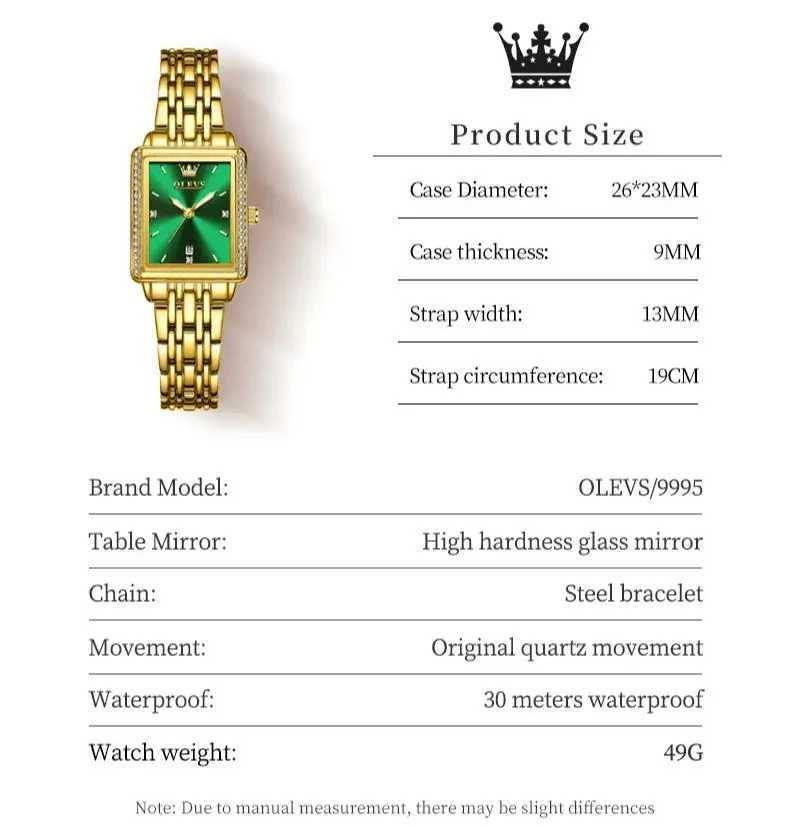 OLEVS 9995 Elegant Quartz Ladies Wristwatch Auto Date Top Brand Watch For Wen Luxury Waterproof Luminous Watches 2025 X250203