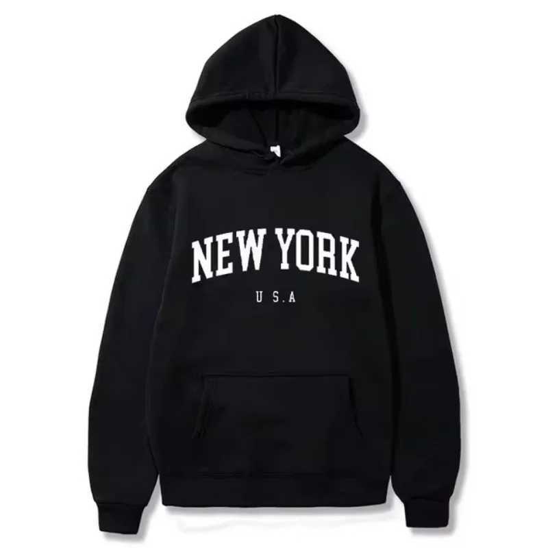 New men womens New York American City Hoodie fashion letter printed graphic sweatshirt loose casual Harajuku hoodie sportswearXJ2500118