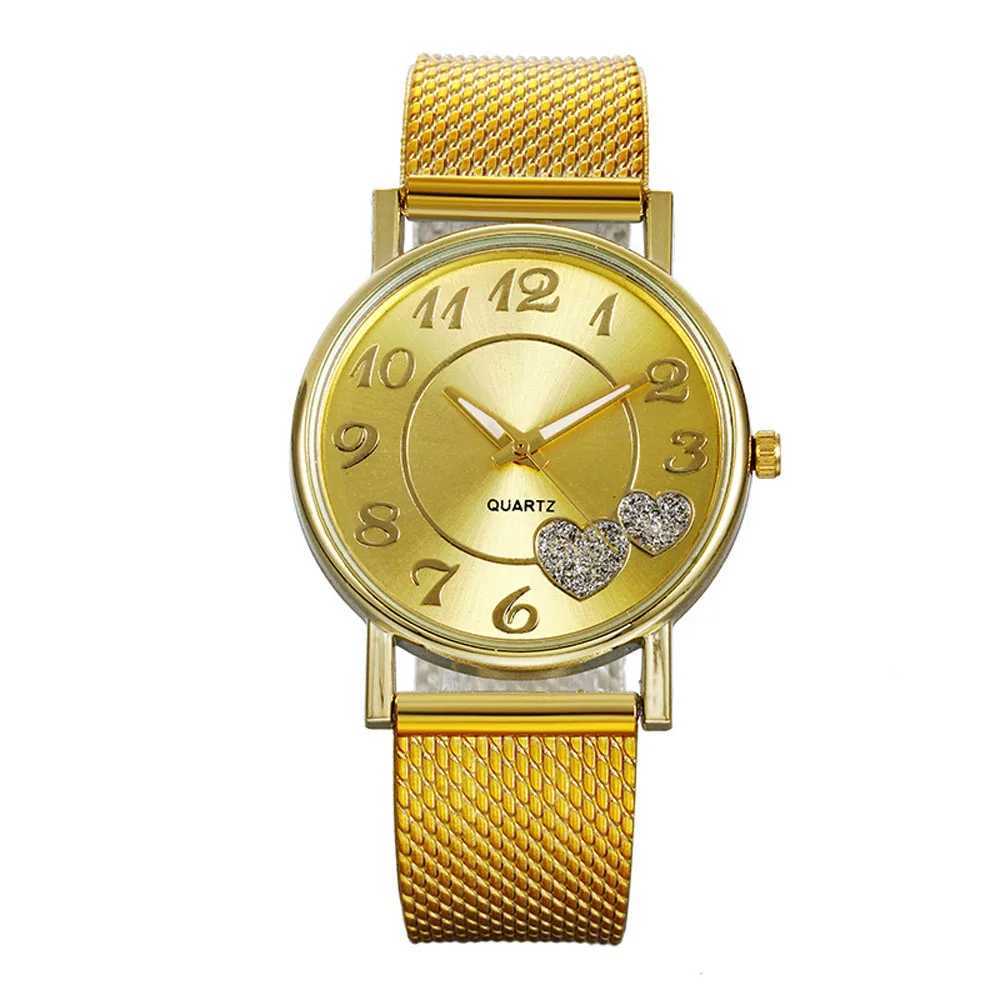 Simple Vintage Classic 2024 Fashion Casual Wen Watch Ladies Mesh Belt Elegant Wild Creative r Quartz Wristwatch X250203