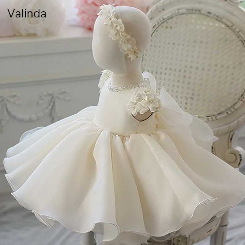 Toddler Girl Dresses 1st Year Birthday Party Christening Baptism Formal Pgeant Gowns X250203
