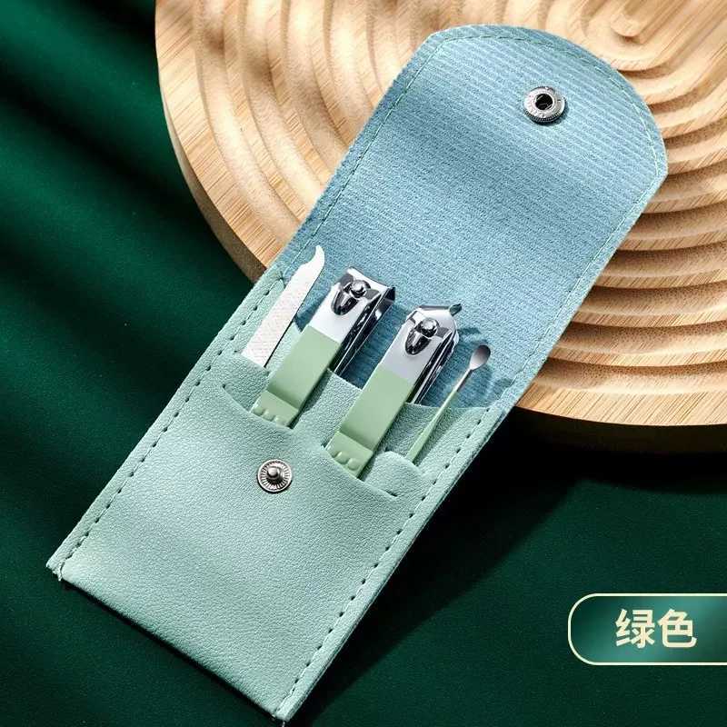 14 piece set of stainless steel nail clippers foldable package finger nail clippers ear picks spoons nail trimming toolsXJ250116