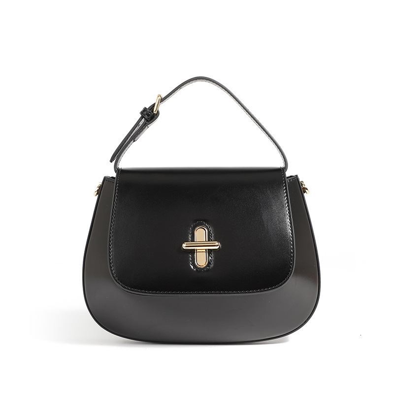 Bag Style Genuine Leather 2025 New Crossbody Bag, Light Niche Luxury, Capsule Chestnut Cowhide Women's Bag