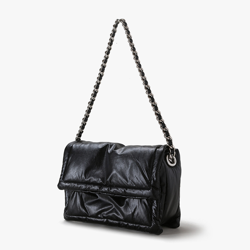 Bag Small Niche Down Jacket Soft Glutinous Toast With Large Capacity And High-End Feel, Chain Tote Armpit Bag, Women's Single Shoulder Crossbody 