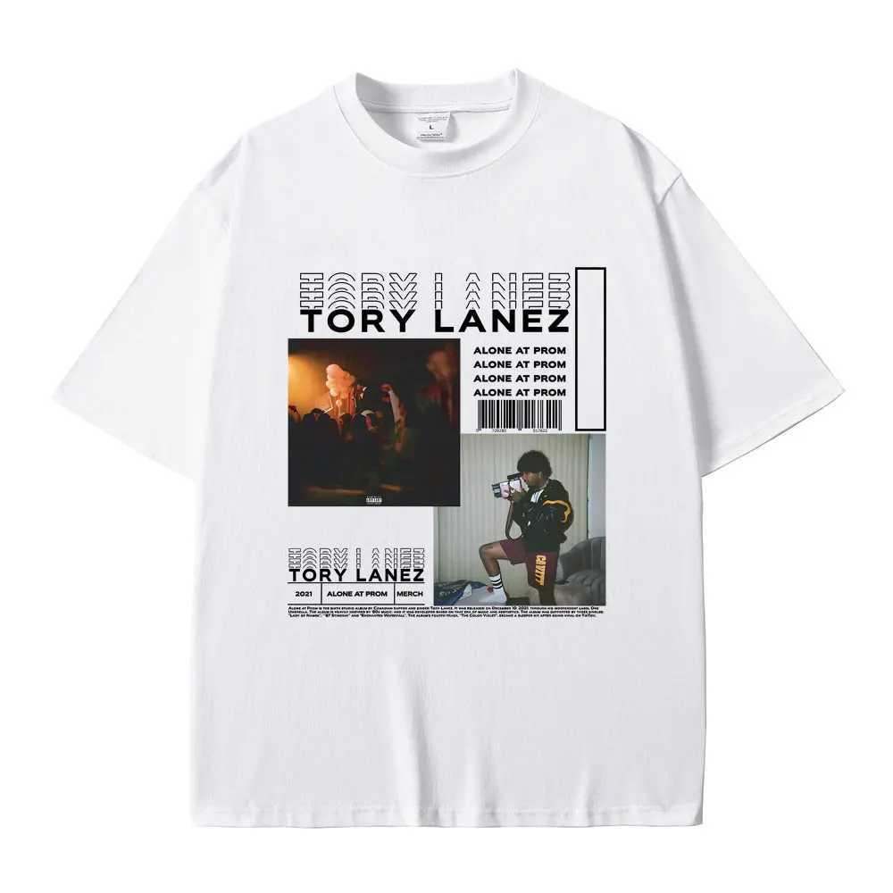 Rapper Tory Lanez Alone At Prom Music Album Graphic Print T-shirt Men Women Hip Hop Rap Oversized Tshirt Male Vintage T Shirts X250203