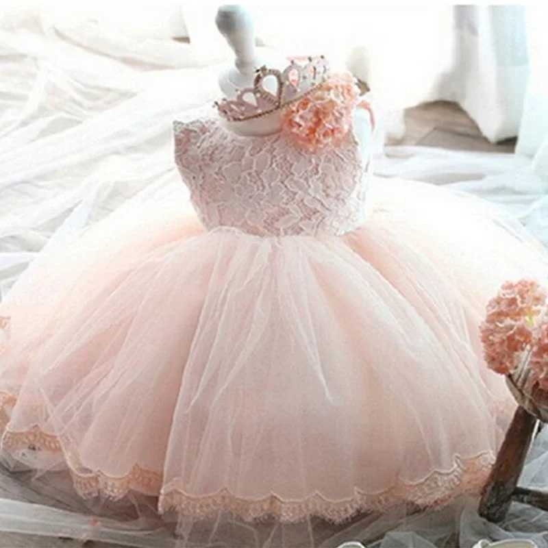 Baby Girl 1st Birthday Dress Baptism Gown - Christening Clothes for Infants X250203