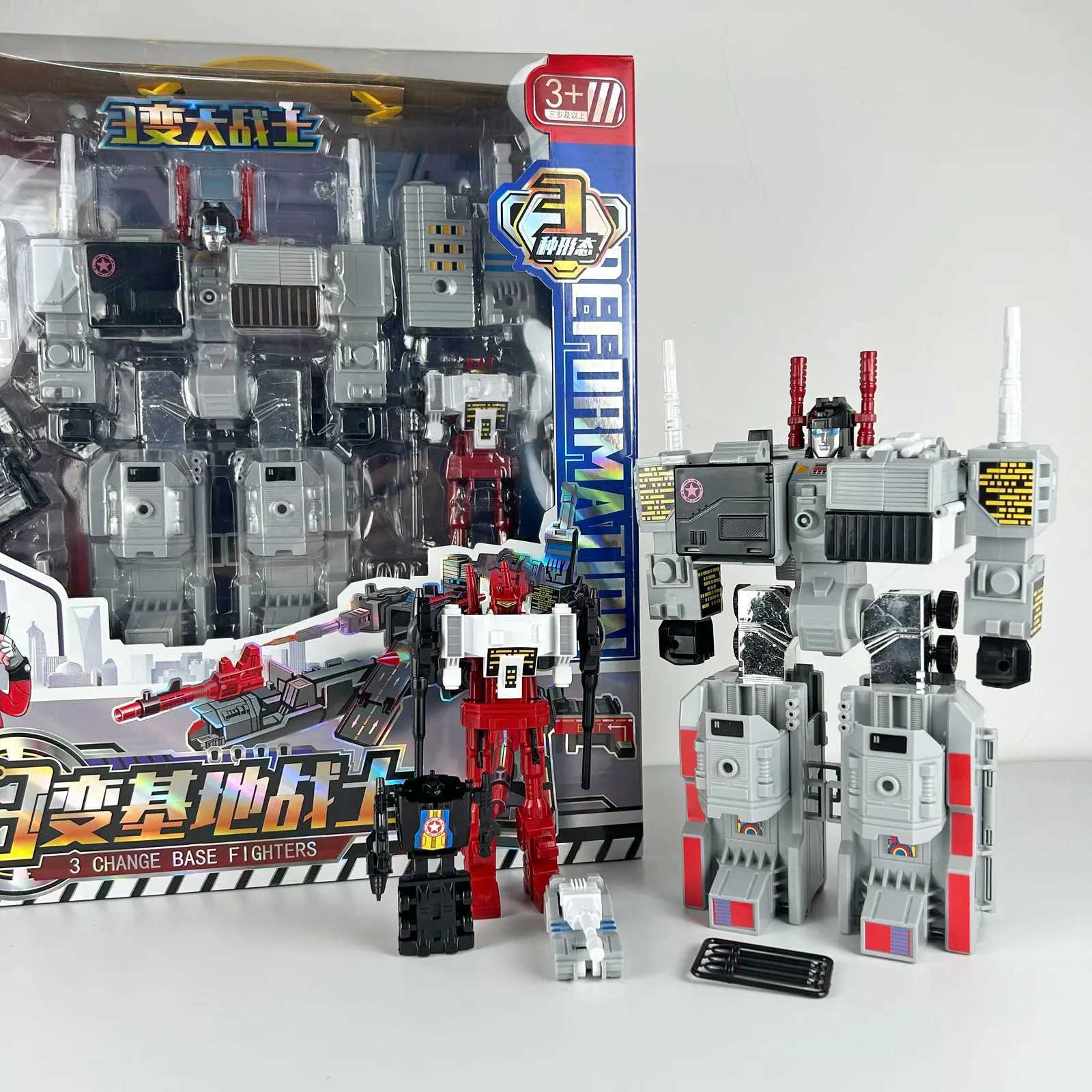 Transformation Metroplex G1 Three Transformations Beast Dinobot 5 in 1 Action Figures Toy Gift Collection X250628