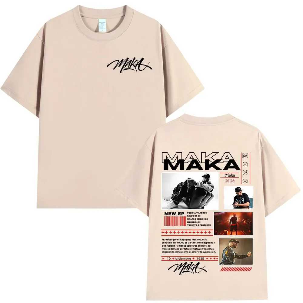 Rapper For Tour Merch T Shirts Men Women Clothing Fashion Vintage T-shirt Cotton Casual High Quality Cotton T Shirt Streetwear X250203
