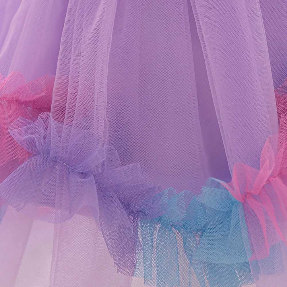 Flower Girl Wedding Dress Baby Girl Trail First Birthday Baptist Party Fluffy Dress Childrens Party Celebration Luxury Vestidos X250203