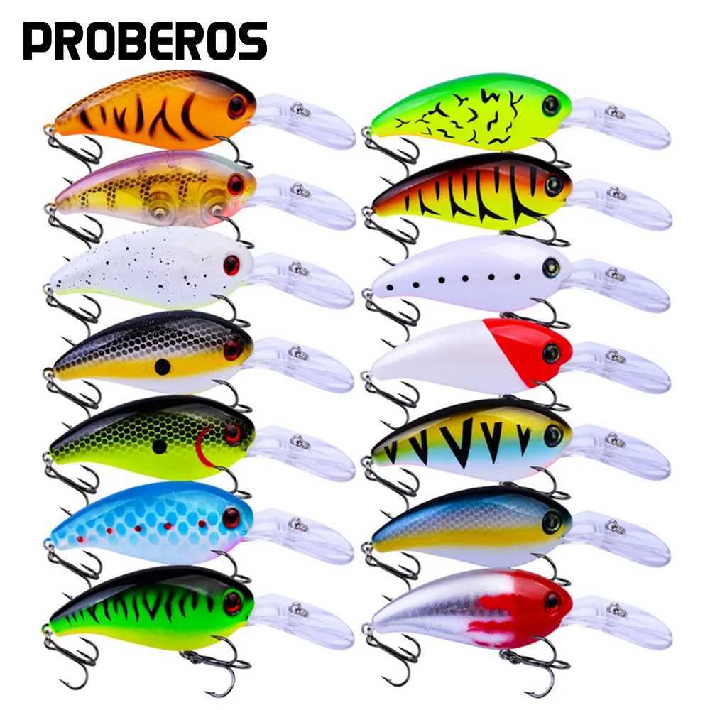 10cm 14.5g Crankbait Long Lip Fishing Lure Floating Bionic Wobbler Crank Bait Artificial Lure Hard Bait 3D Eyes Minnow Bass BaitXJ250122