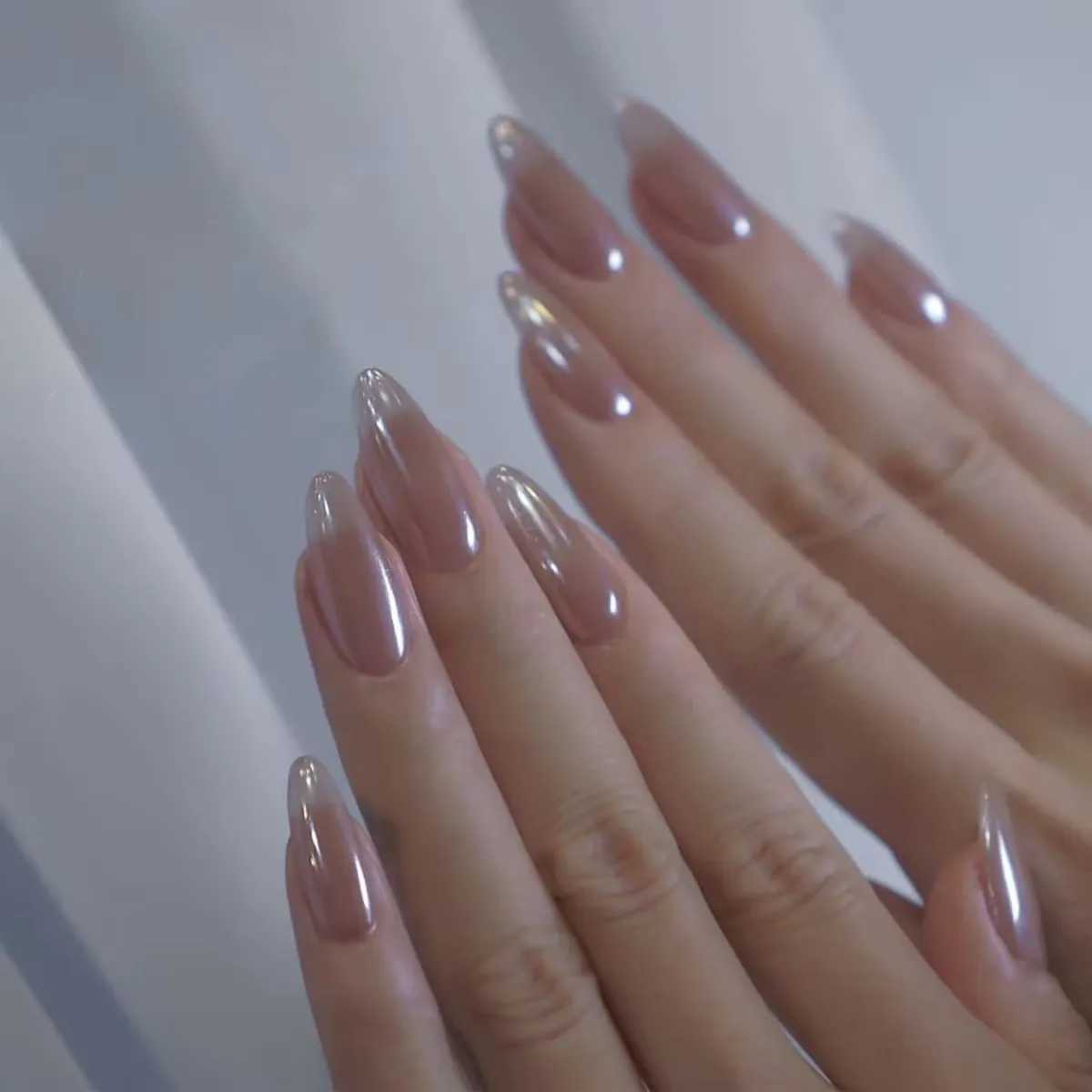 Pink Press on Nails Nude Color Short Square Fake Nails Full Cover Acrylic False Nails Tips for Women Girls DIY Charms ManicureW250120