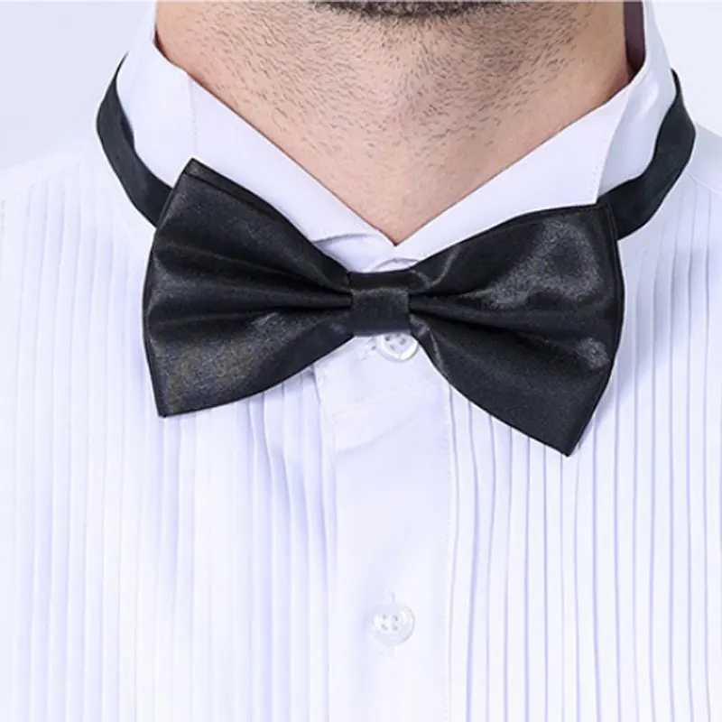 American size mens tuxedo shirt long sleeve spring and summer fashion new non-ironing formal business solid color plus sizeXJ250121