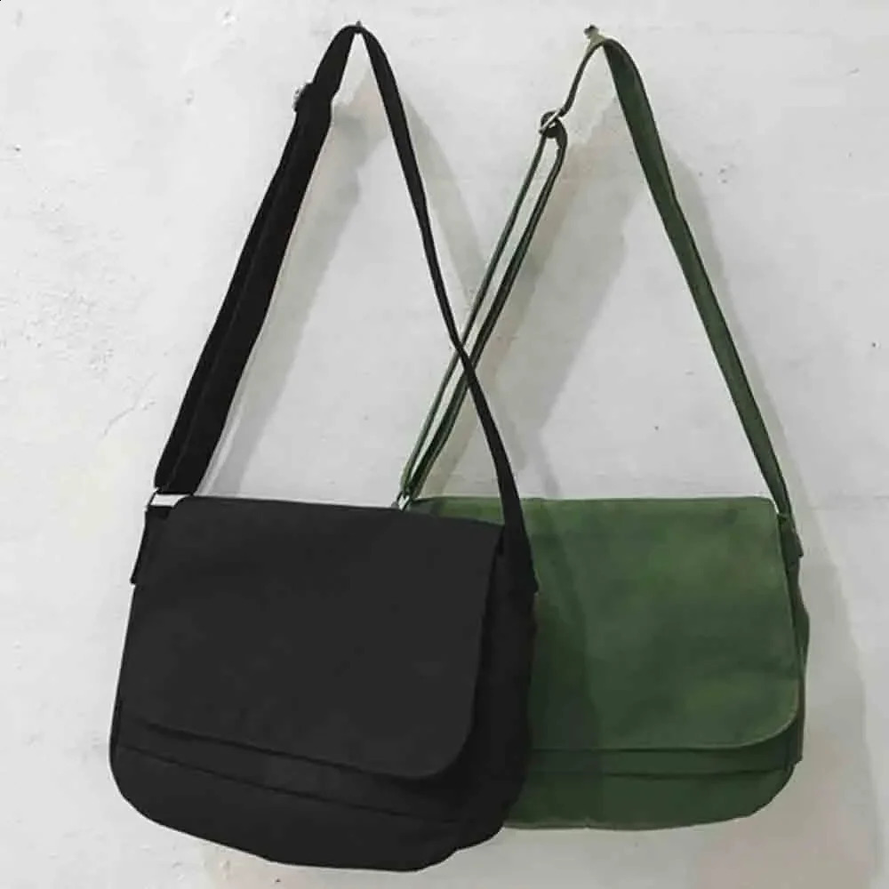 Crossbody Bags Womens Canvas Youth Fashion Leisure Shopping Shoulder Bag Large Capacity Solid Color Shopping Handbag 250109