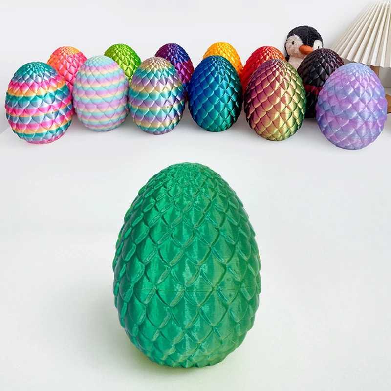 Eggshell Decoration 3D Technology Hot Selling Printing Dragon Egg Wholesale Easter Eggs Gift Free shipping