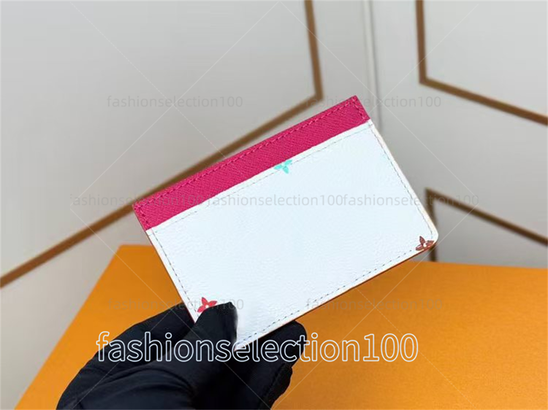 TM Clemence Wallet luxury wallet leather TM Rosalie Coin Purse holder coin purses designer women folding wallet credit card holder key pouch zippy coin fashion