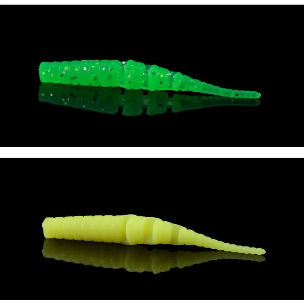 20PCS Wobblers Mini Ocean Rock Fishing Soft Lures Rubber Soft Baits 4cm Soft Worm Artificial Baits Bass Silicone FishXJ250122