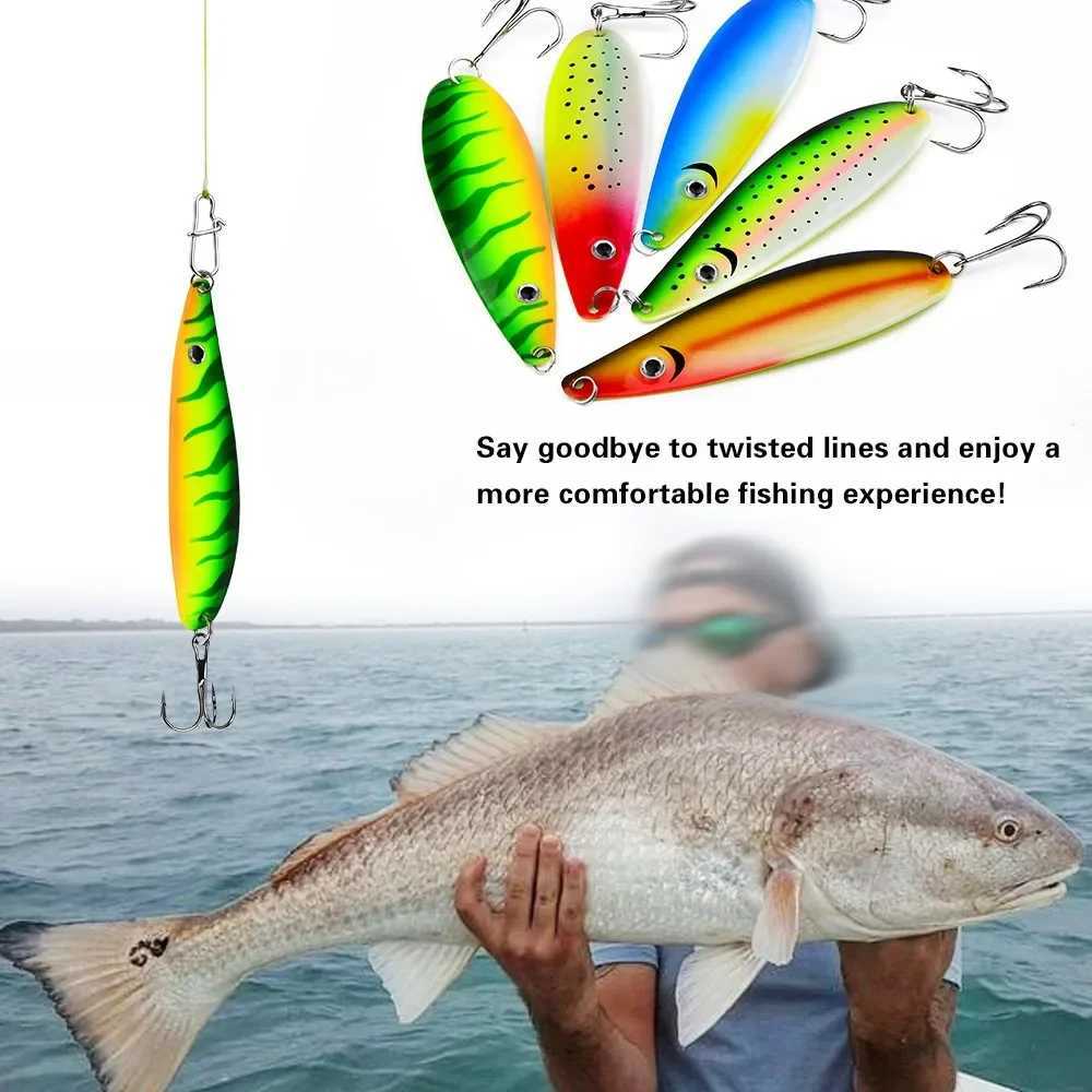 1PC 18.5g 11.5cm Spoon Spinner Lure VIB Metal Lure Bait Jig Sequin Fishing Wobbler Trolling Hard Baits Fishing TackleXJ250122