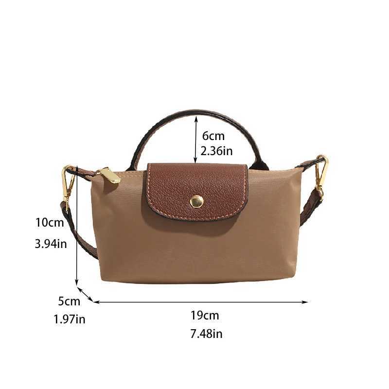 Fi Small Shopping Shoulder Bag for Women Ladies Nyl Handbags Removable Shoulder Strap Crossbody Bag Female Student PocketXJ250121