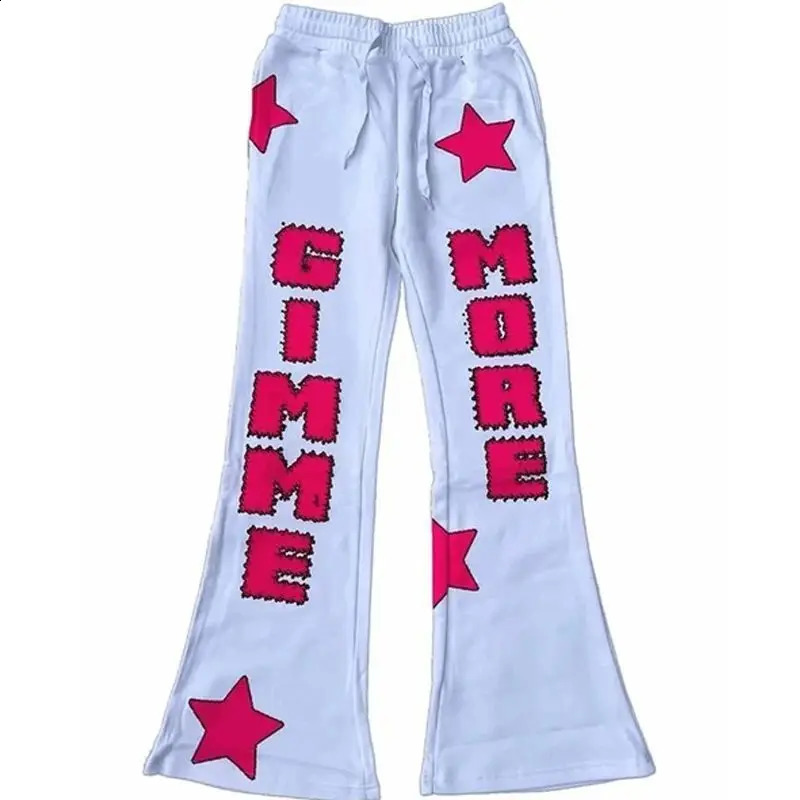 Star Print Oversized Long Sleeved Sports Hoodie Street Hiphop Harajuku Fashion Zippered Top Drawstring Pants Y2k Clothing 250122