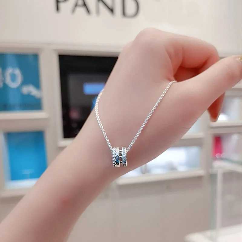 The best-selling style of 2025 classic jewelry 925 pure silver original charm full diamond necklace boutique giftXJ250114