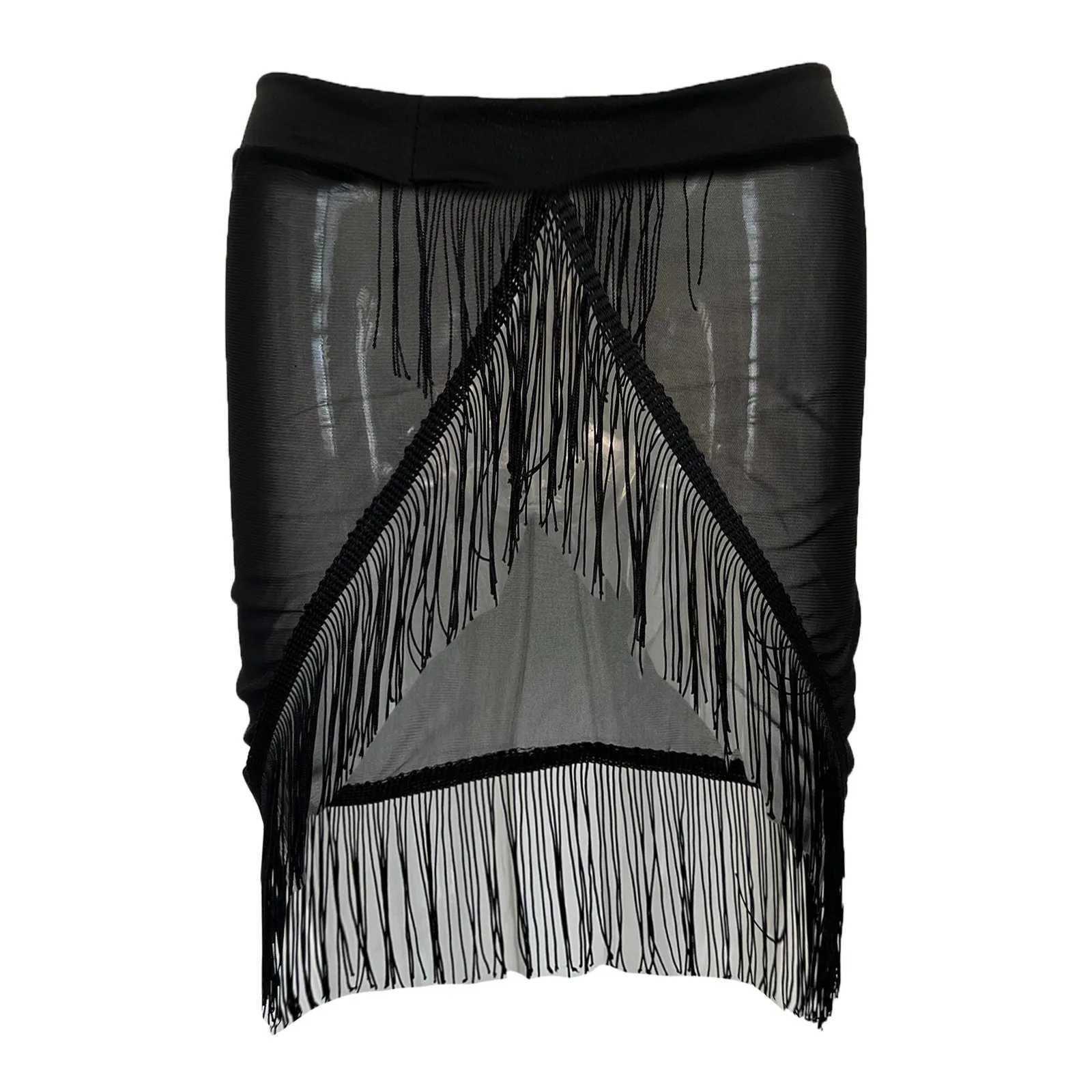 Women Beach Bikini Cover Up Solid Color Pareo Chiffon Wr Skirt Tassel Irregular Sarong Scarf Beachwear Bathing Suit Swimsuits W250120