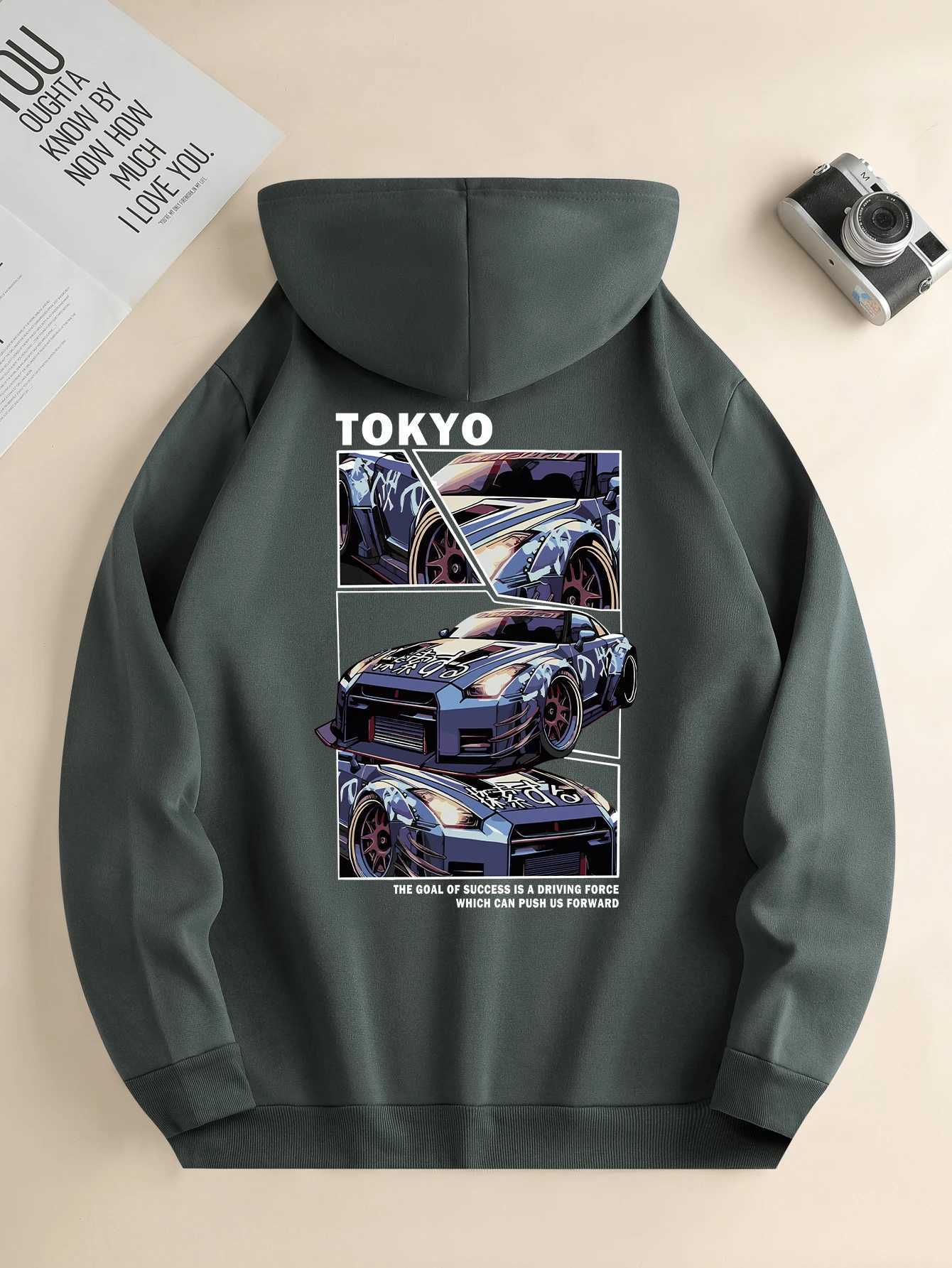 Mens new fashionable round neck sweater casual and daily comfortable round neck sweatshirt car print mens jacketXJ2500118