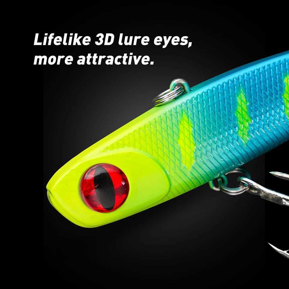WALK FISH 1PCS New VIB Lure 13g 24g 30g 34g Fishing lure Winter ice Sinking Artificial Swimbait Fishing Rattlin Bait Japan HookXJ250122