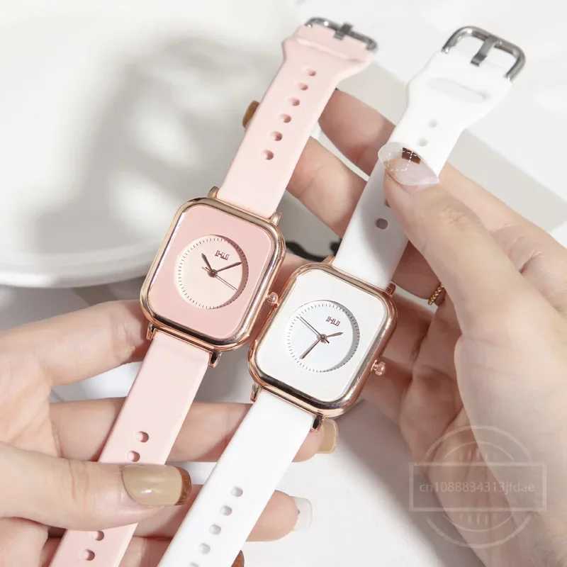 Watch for Wen Silicone Strap Casual Sports Watches Fashion Square Quartz Wristwatches Watches Ladies Girls Womens Watch X250203