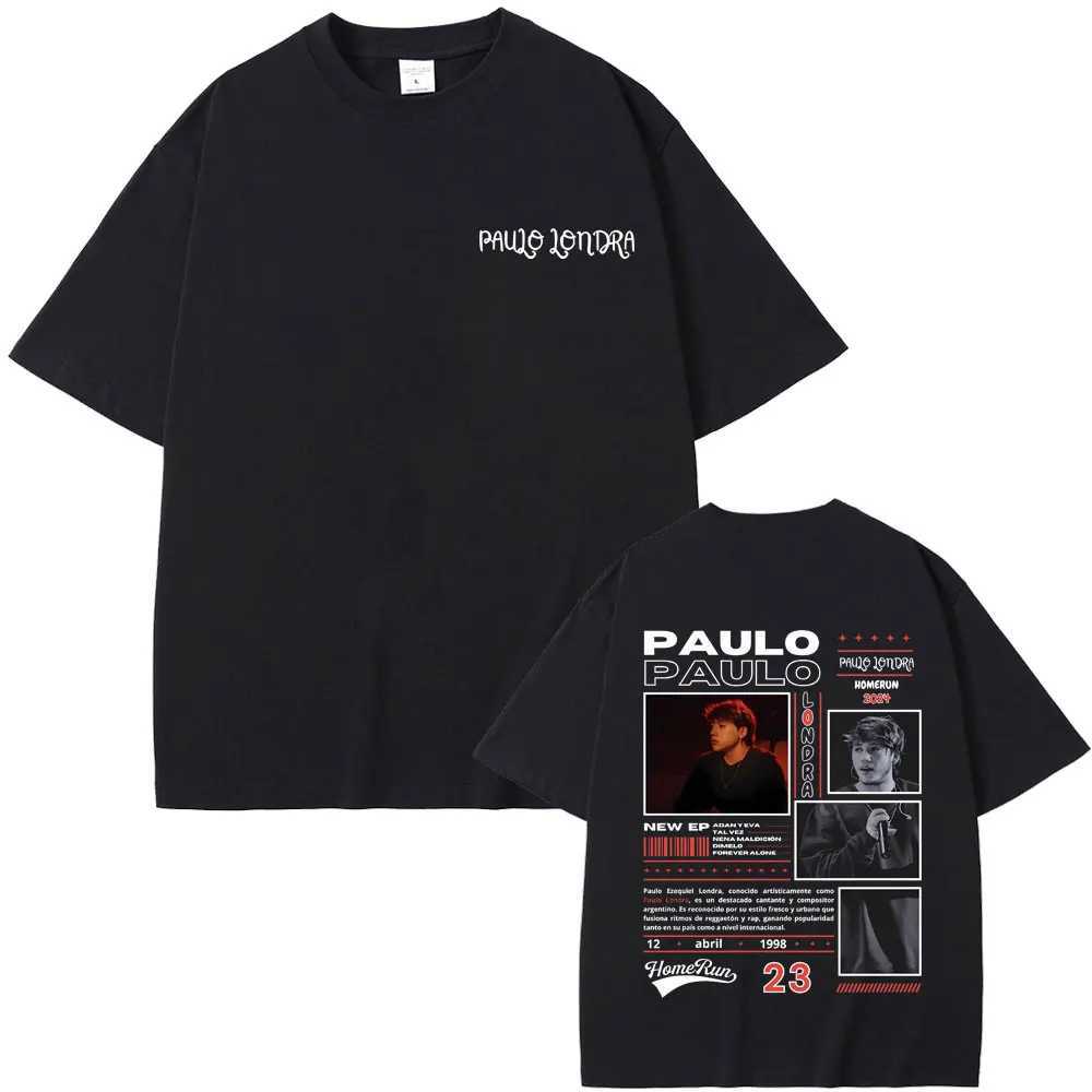 Best Famous Rapper Paulo London Homerun Graphic T-shirts Men Women Hip Hop Vintage T Shirts Male Fashion Casual Oversized Tshirt X250203