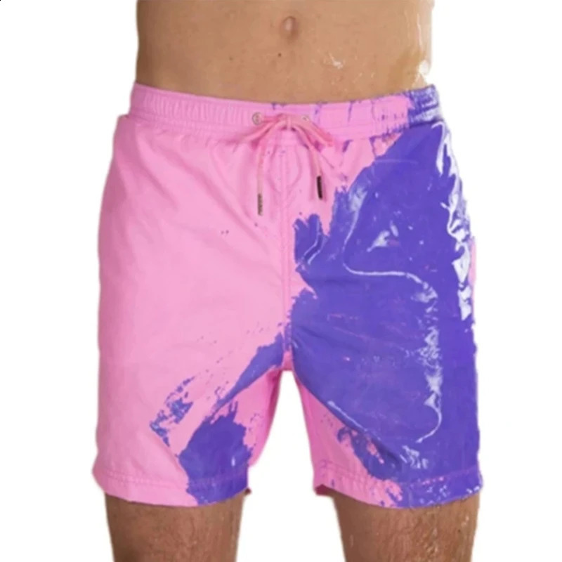 Summer Beach Shorts 2024 Mens Swimming Trunks Swimwear Sports Quick Dry Bathing Short Pants Harajuku Cool Ice Board Homme 250121