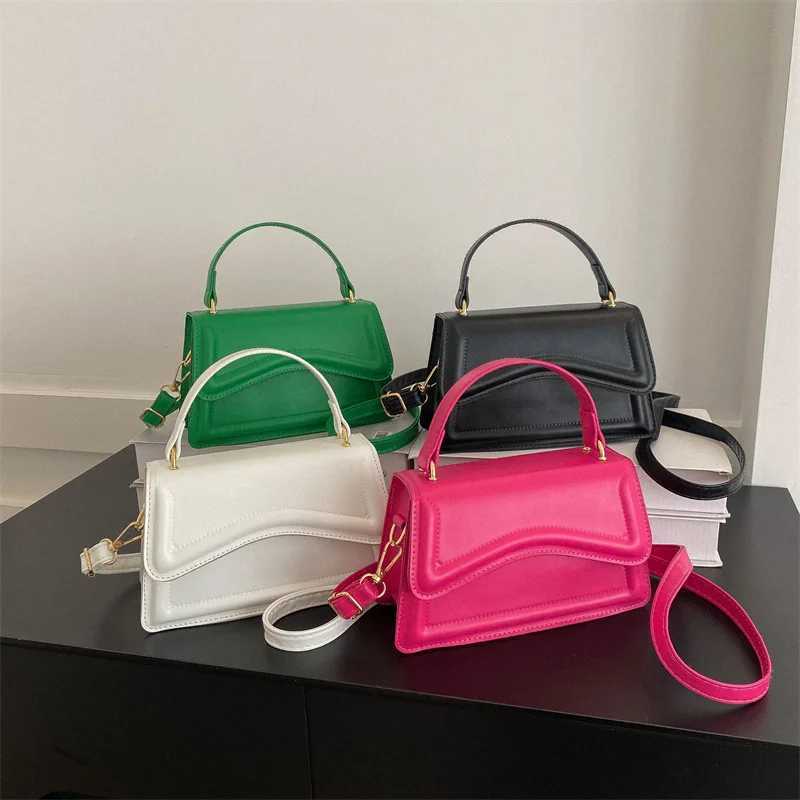 High Quality PU Leather Handbag Purse Womens Bag Solid Color Shoulder Crossbody Bags Lady Messenger Small ToteXJ250121