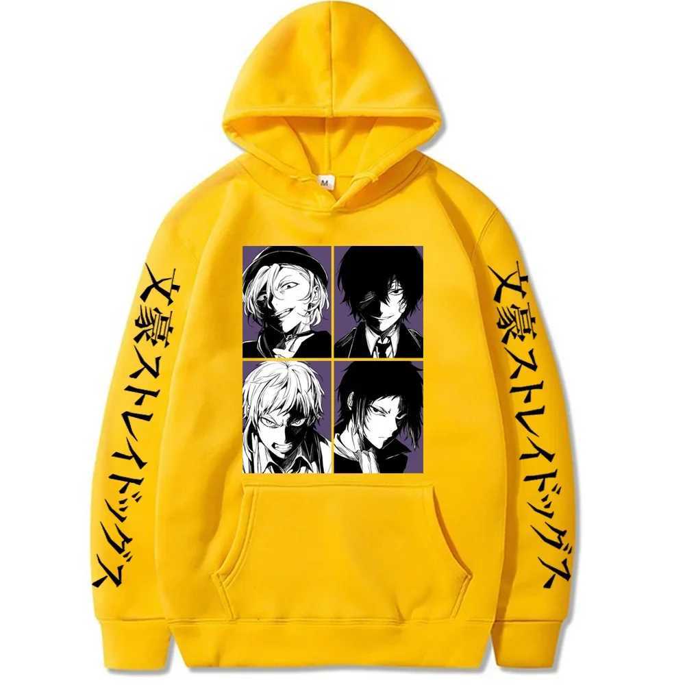 Anime Bungo Stray Dogs Nakajima Atsushi Dazai Osamu hoodies Casual Hoodies Cool Cartoon Streetswear Men Unisex Top SweatshirtXJ2500118