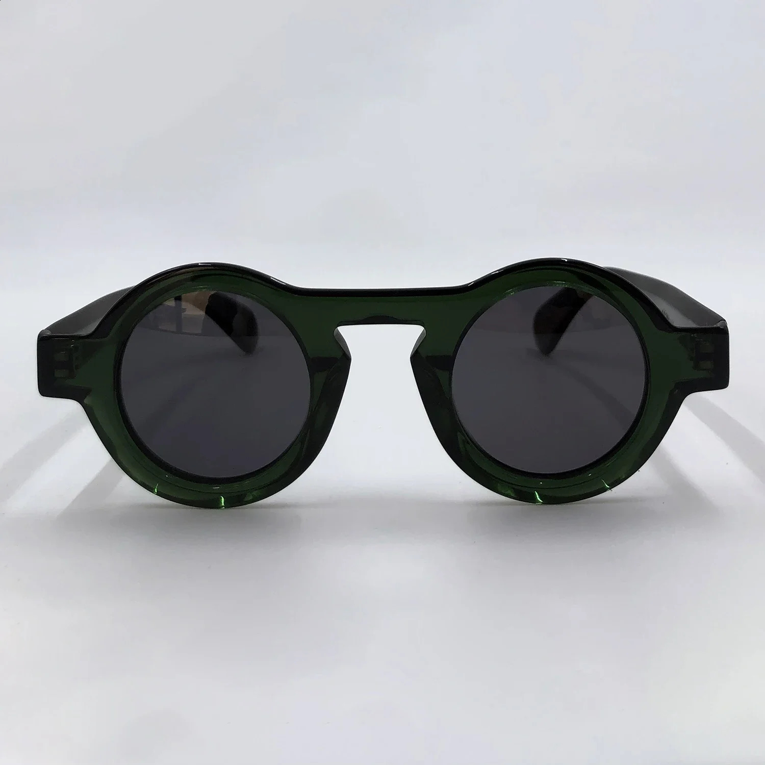 Korean style Fashion Sunglasses for Men and Women Elegant Round Premium Acetate TAC Lens Polarized Sunglasses 250117