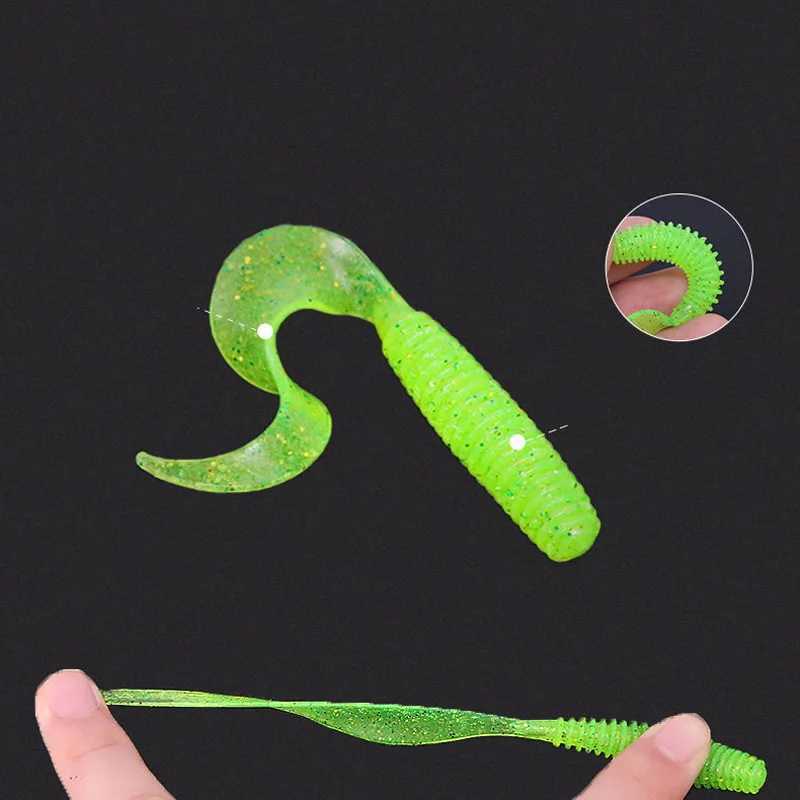 10pcs/Lot Soft Lures Silicone Bait 55/65/75mm Goods For Fishing Sea Fishing Pva Swimbait Wobblers Artificial TackleXJ250122