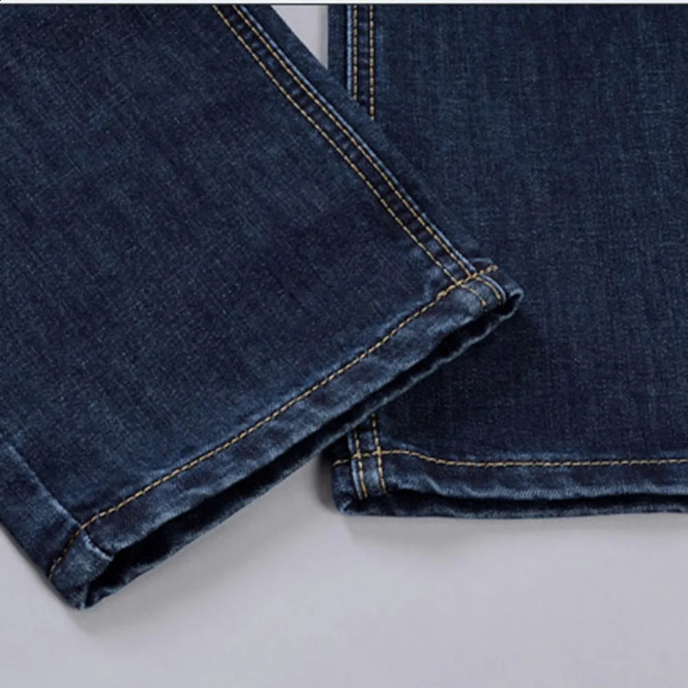 Mens Casual Autumn Denim Loose Work Long Trousers Jeans Pants Streetwear Cargo 250121