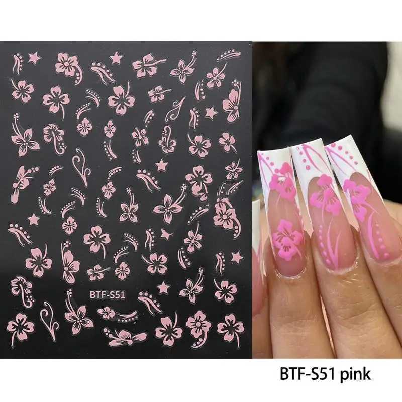 Summer Fresh Summer Nail Stickers Strong Stickiness Decorative Stickers Selected Materials Versatile Temperament Nail StickersXJ250120